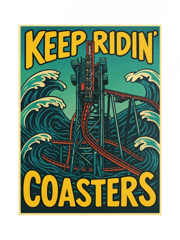 Vertical Tilt Coaster - Siren's Poster | 18x24" product image (1)