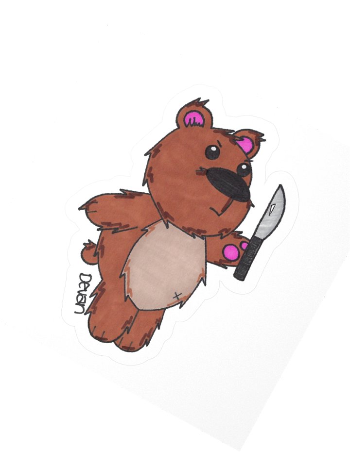 Angry Bear Sticker product image (2)