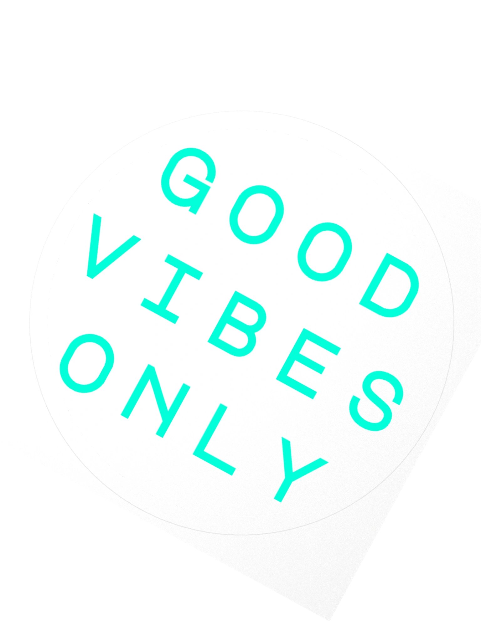 Good Vibes Only Sticker product image (2)