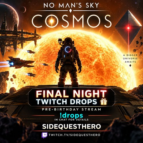 Apparently, the best way to spend the night before your birthday stream is staring directly into the infinite void. 😂🌌

Tonig...