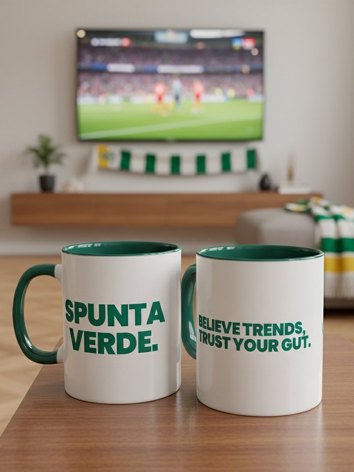 MY BOOKMAKER HATES ME Ceramic Mug with Dark Green Inside product image (2)
