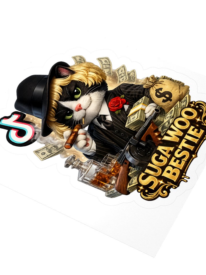 ''Suga Woo Bestie Mafia'' Kiss Cut Stickers product image (2)
