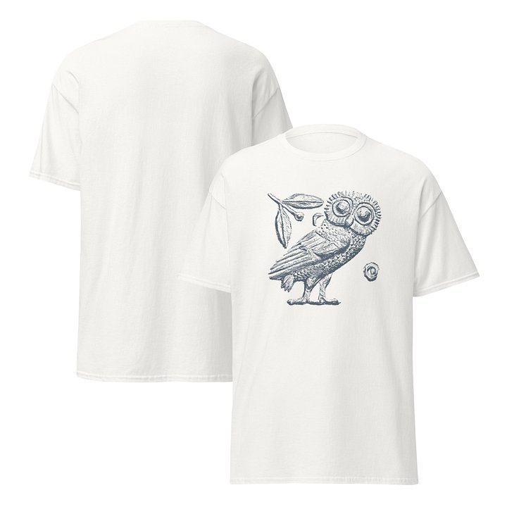 Athenian Owl Greek Tetradrachm Authentic Art circa 3rd Century BC, T-Shirt product image (6)