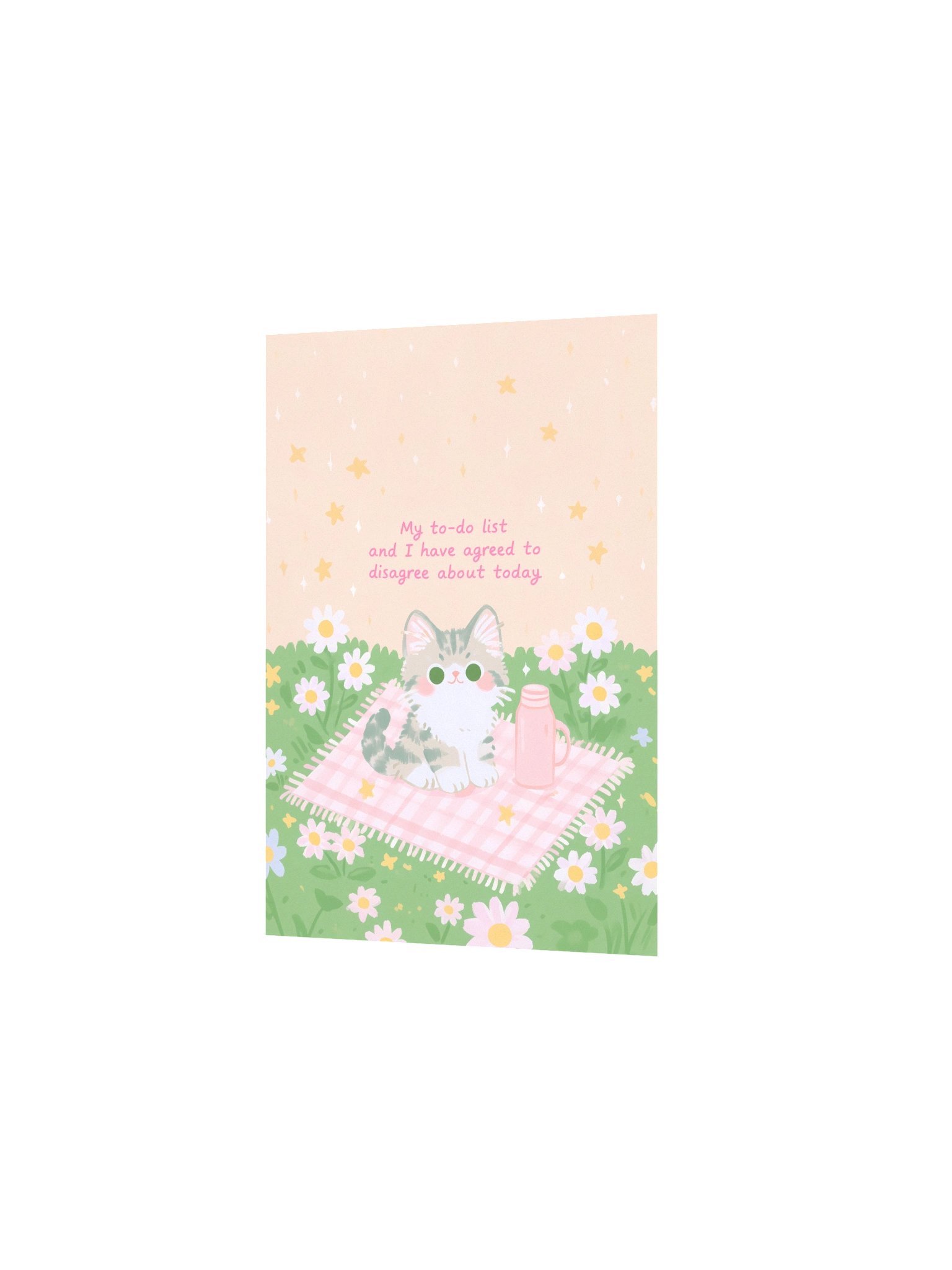 Kitten Picnic To-Do List Poster product image (11)