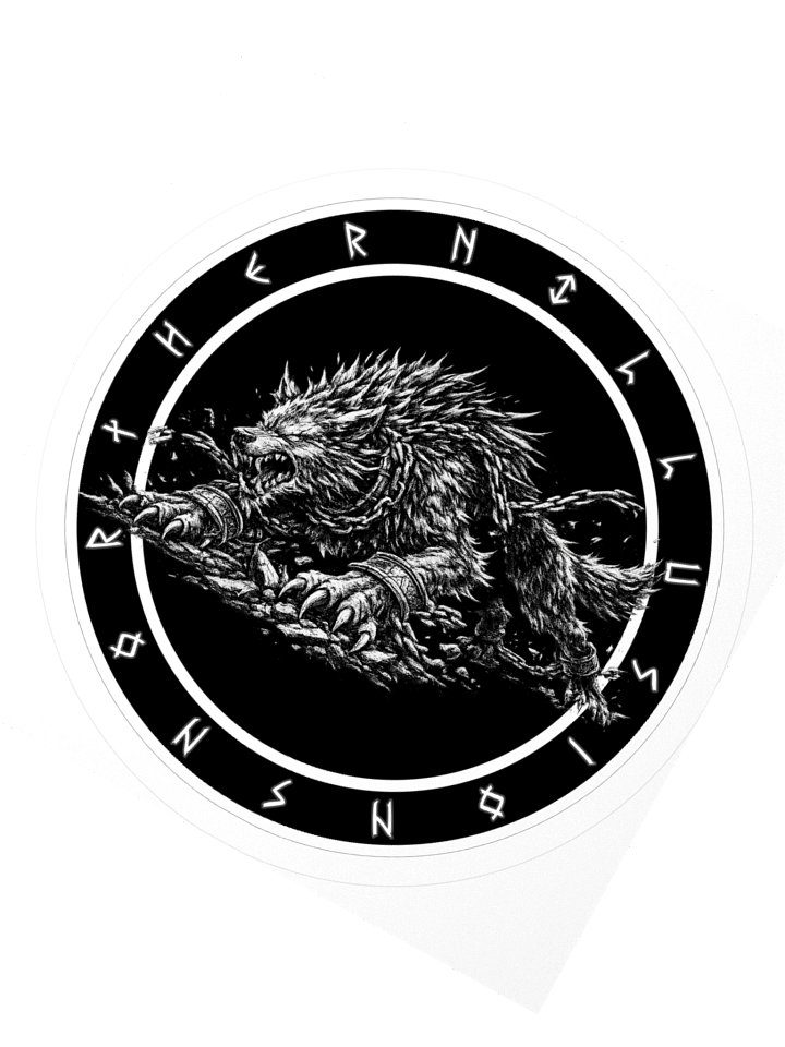 NORTHERN ILLUSIONS - Fenrir Vinyl Sticker product image (2)