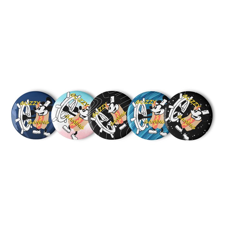Captain Glizzy Pin Set product image (1)