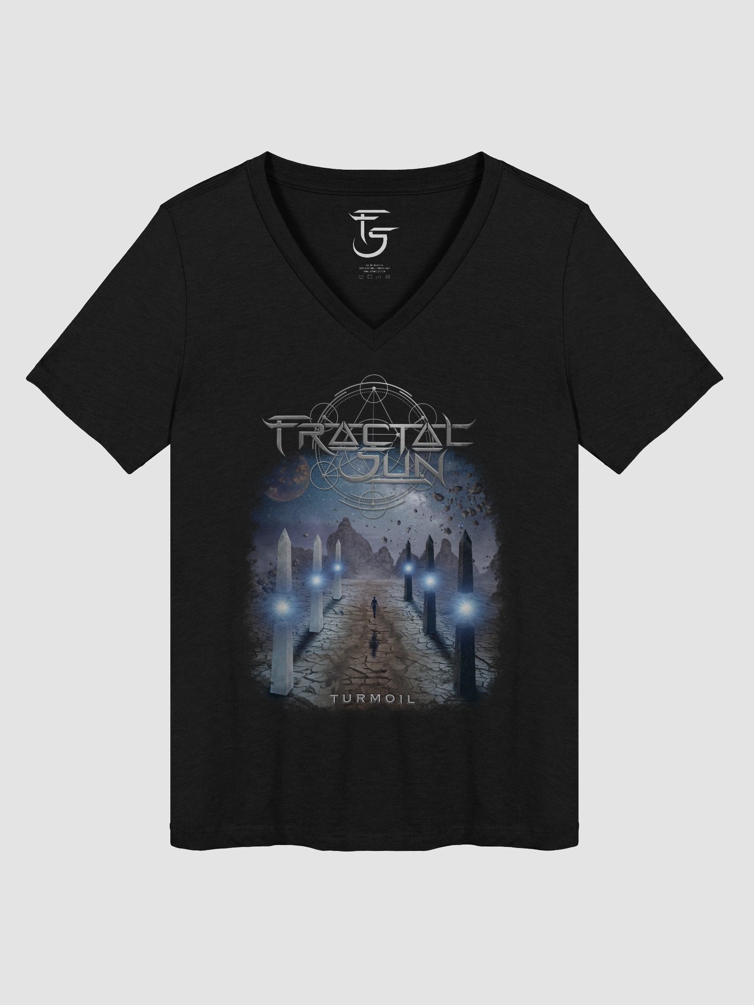 Turmoil Women's Relaxed V-Neck T-Shirt product image (2)