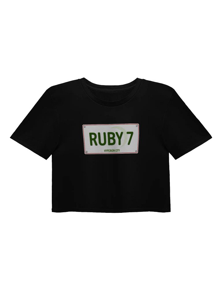 Ruby 7 License Plate Crop Top product image (1)