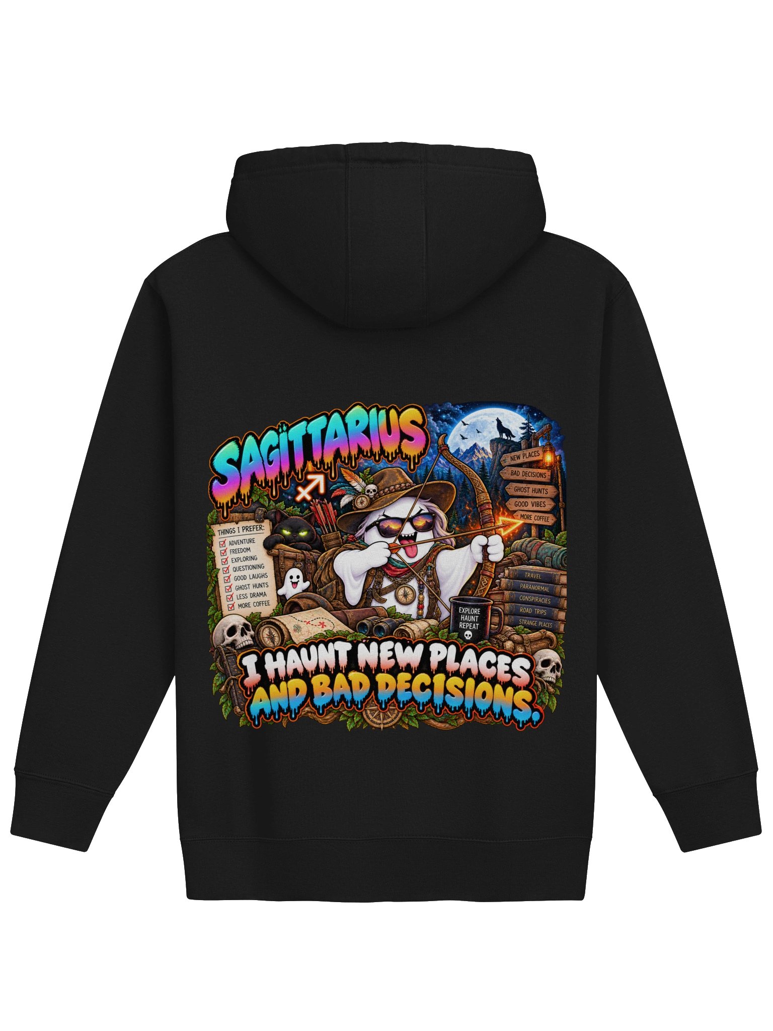 Get Ghosted | SAGITTARIUS | Signs As Ghosts Hoodie product image (18)