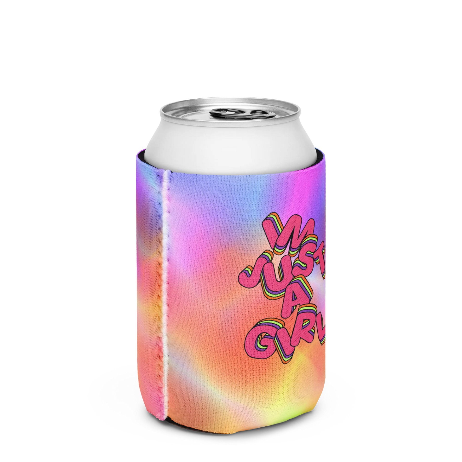 I'm just a girl Tie-Dye Coozie product image (2)