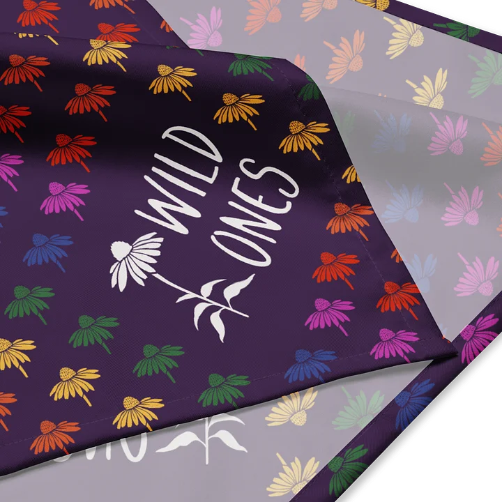 Wild Ones Logo & Coneflower - Pride (Bandana) product image (4)