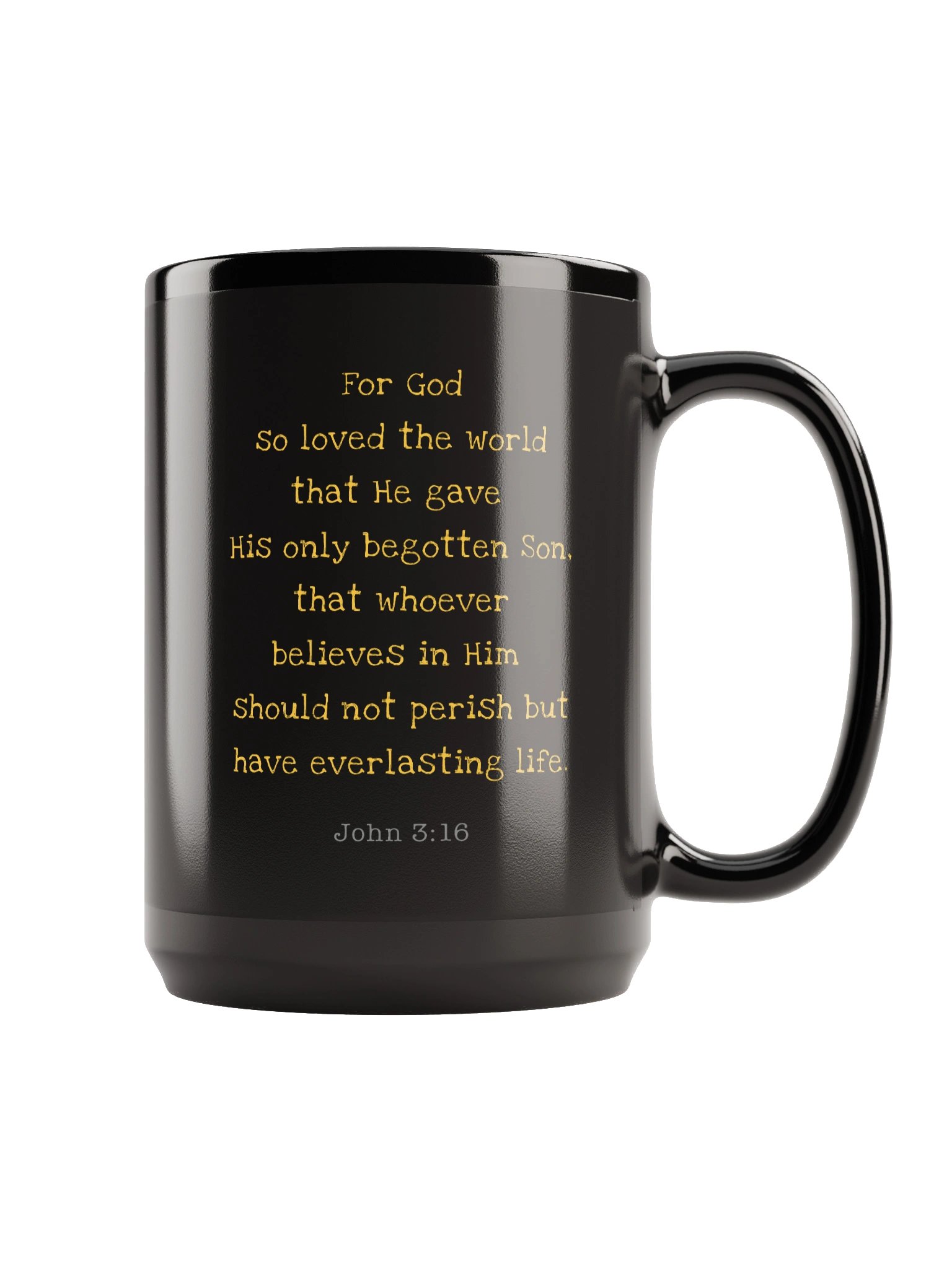 "Believe" mug (black) product image (2)