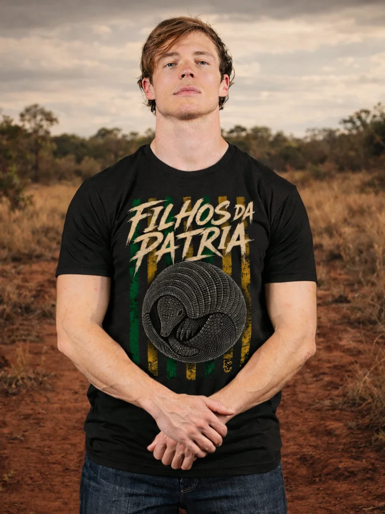 Camiseta Filhos da Patria Oversize Fauna da Patria Tatu product image (1)