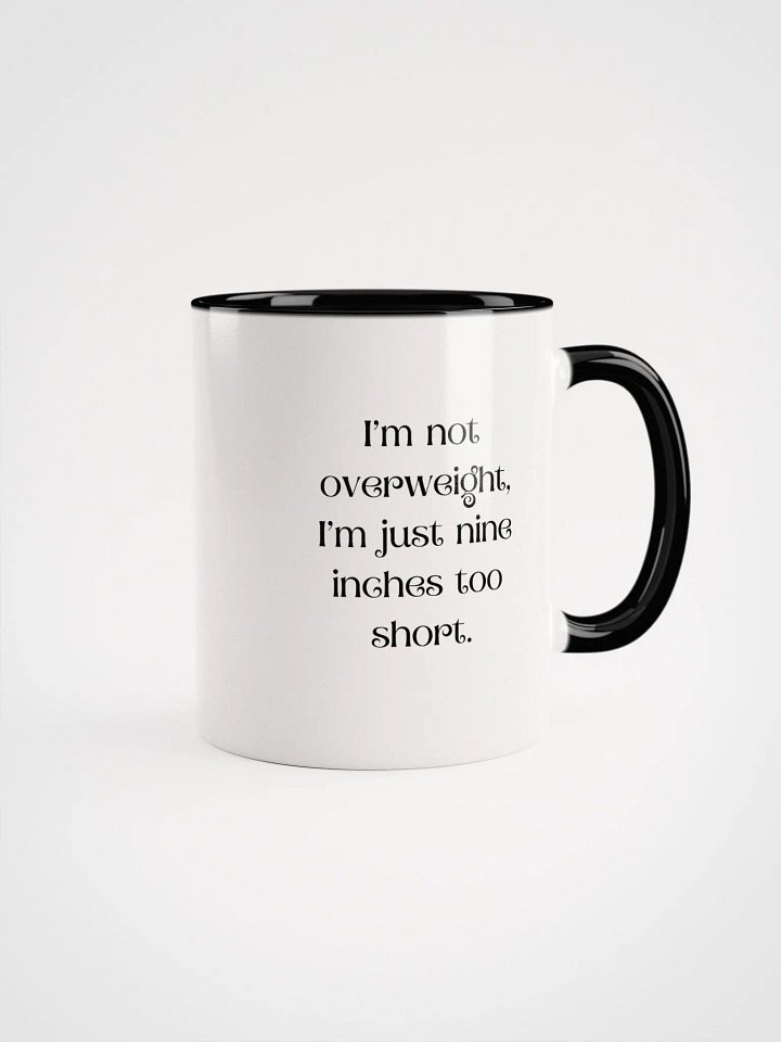 I'm Not Overweight Ceramic Mug product image (1)