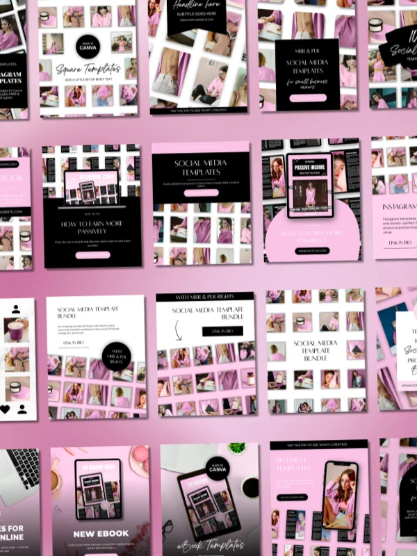 MRR/PLR Instagram Templates for Digitals product image (4)