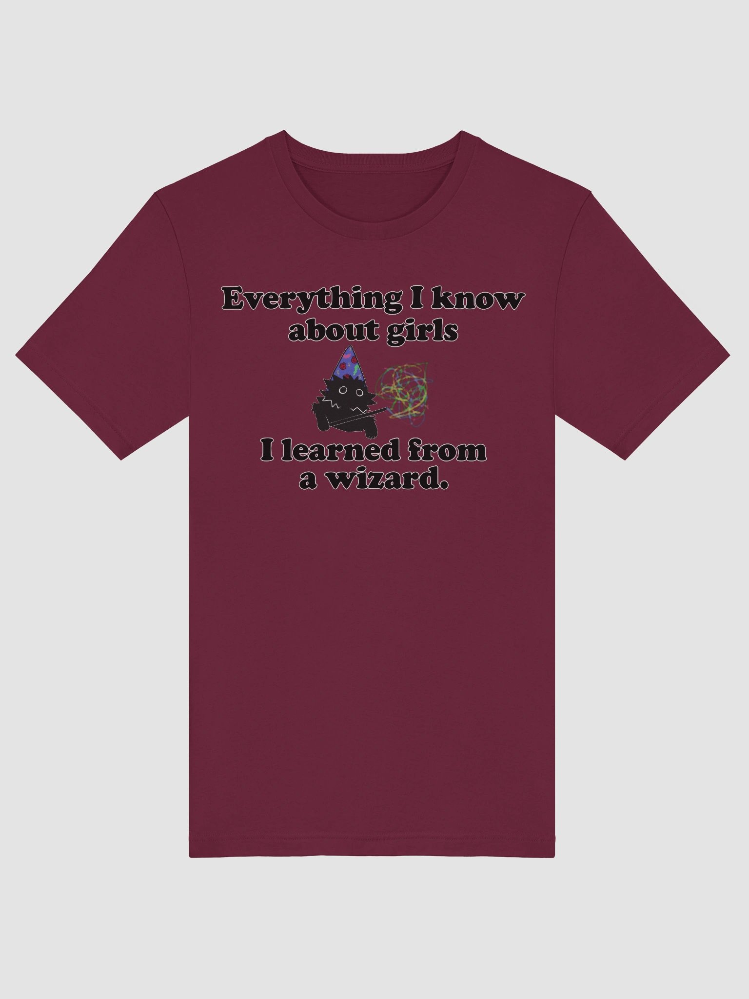 Everything I know about girls (wizard ed) supersoft unisex t-shirt product image (5)