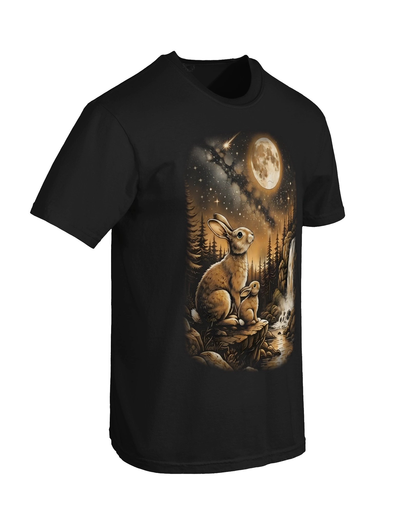 Moonlit Rabbit Forest Tee product image (6)