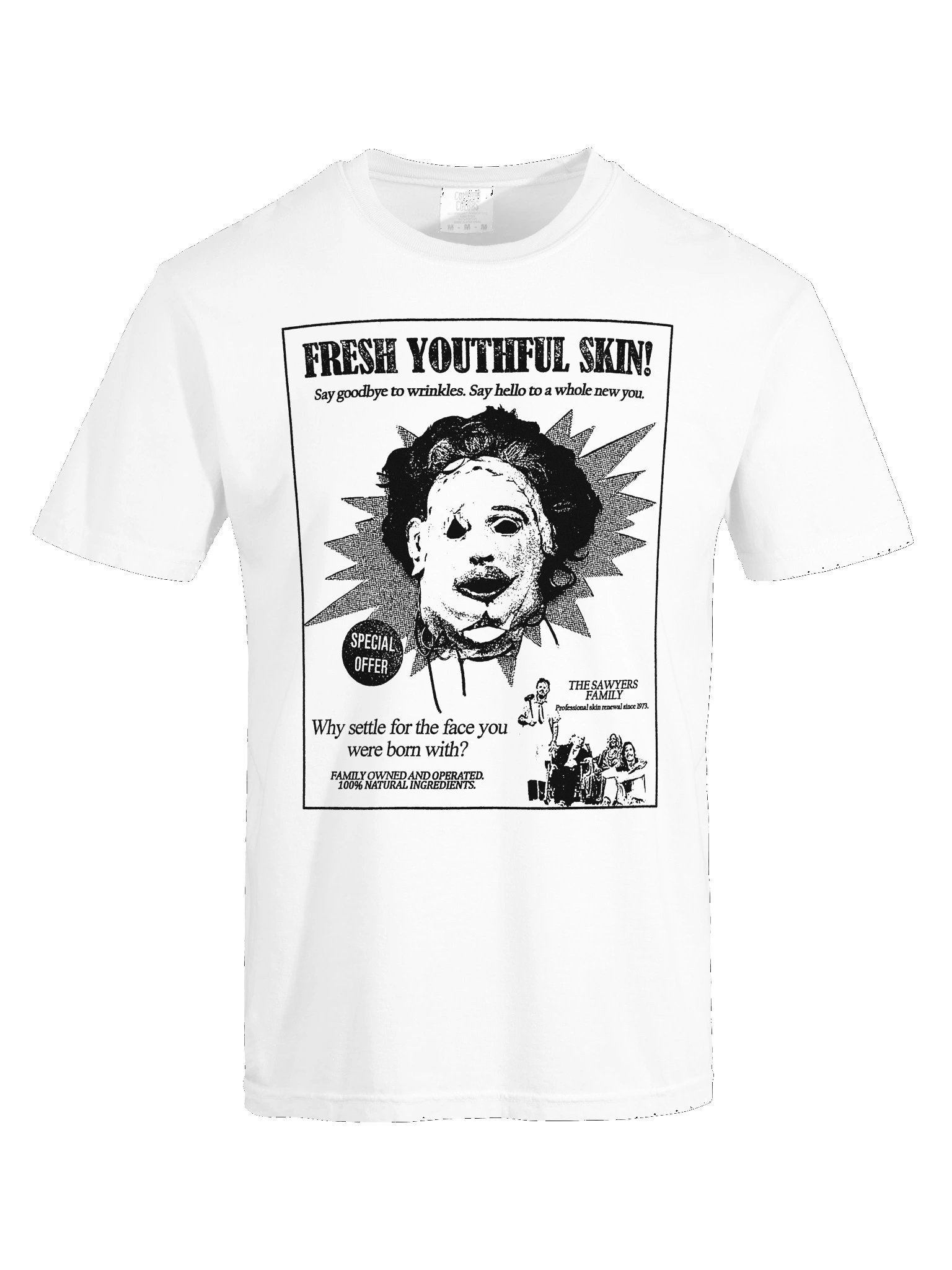 SKINCARE / LEATHERFACE T-SHIRT product image (5)