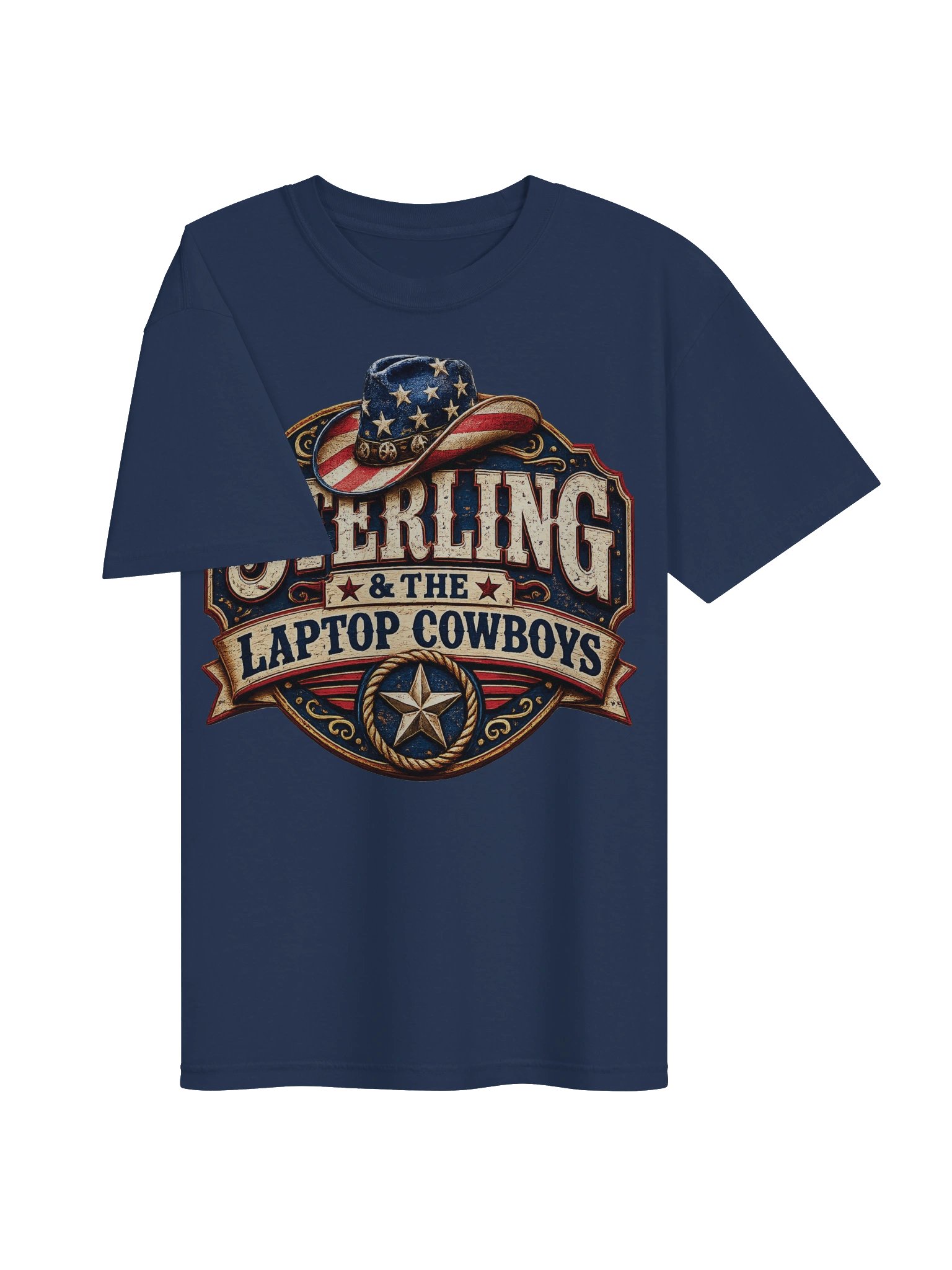Sterling and The Laptop Cowboys Logo Tee product image (3)