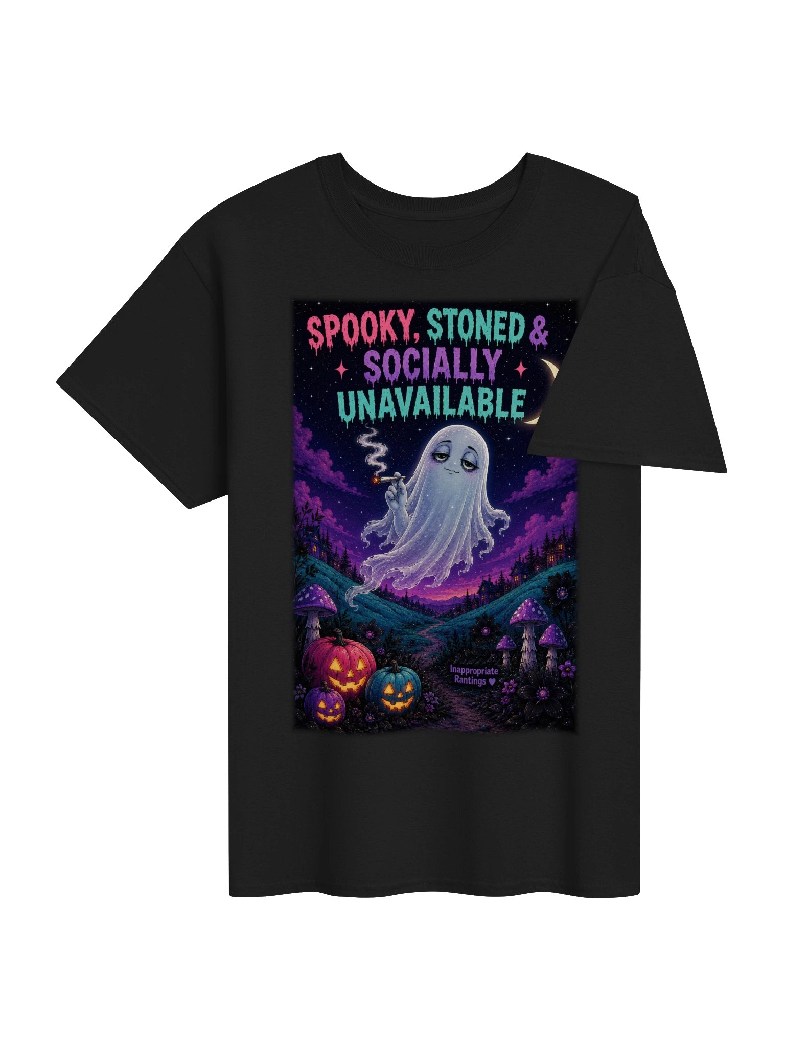 Spooky, Stoned & Socially Unavailable Tee product image (16)