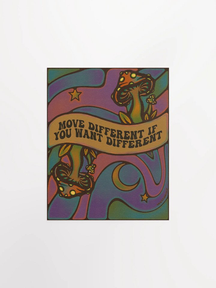 Matte Poster - Move Different product image (1)