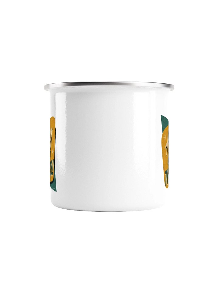 “Hang By Your Thumbs!” CB&R Enamel Mug product image (2)