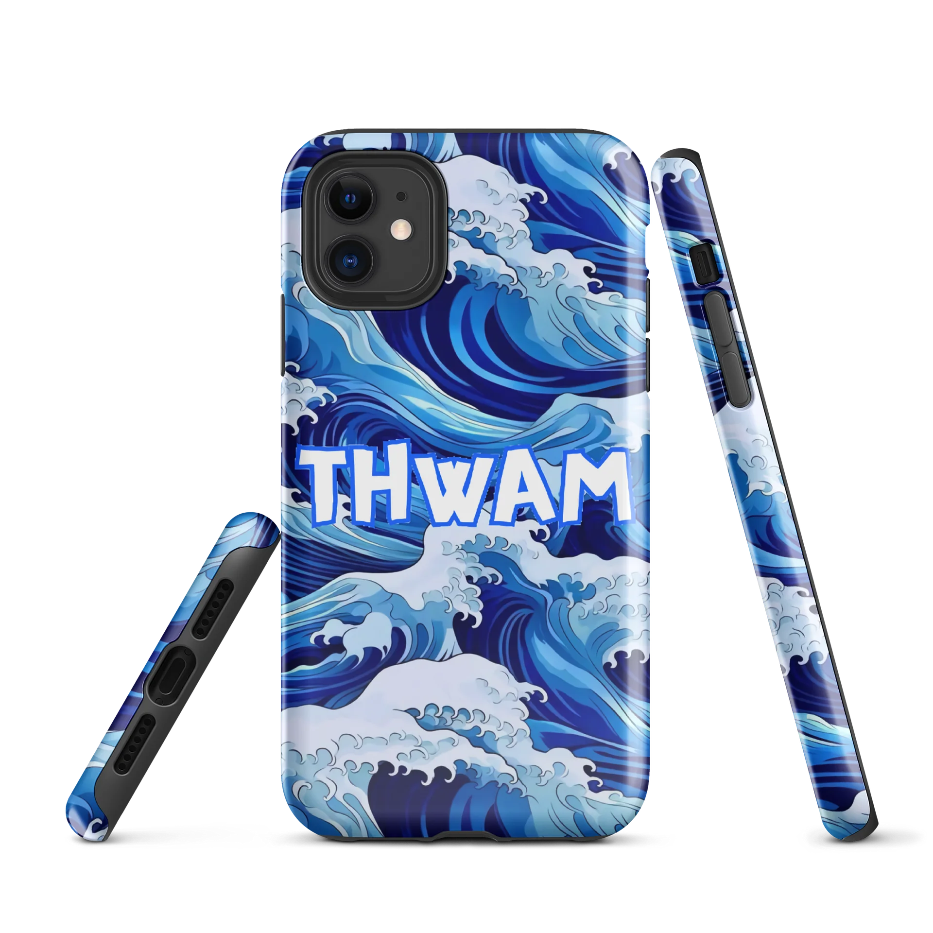 THWAM Ocean Waves iPhone® Tough Case product image (1)