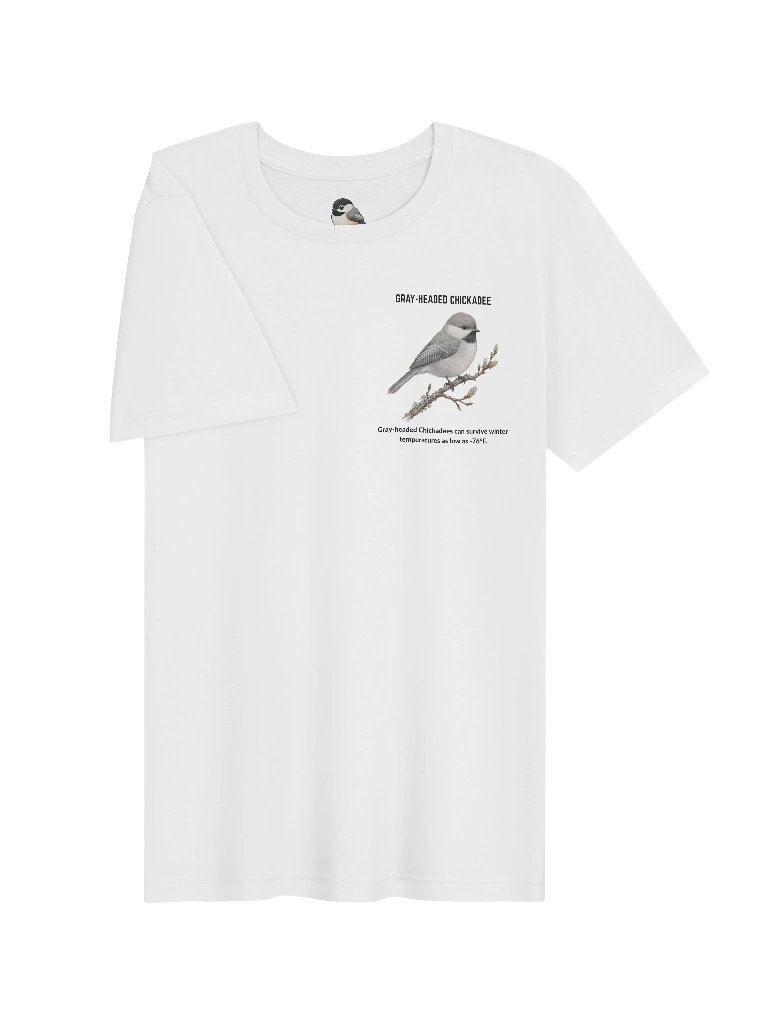 Gray-headed Chickadee Tee product image (3)