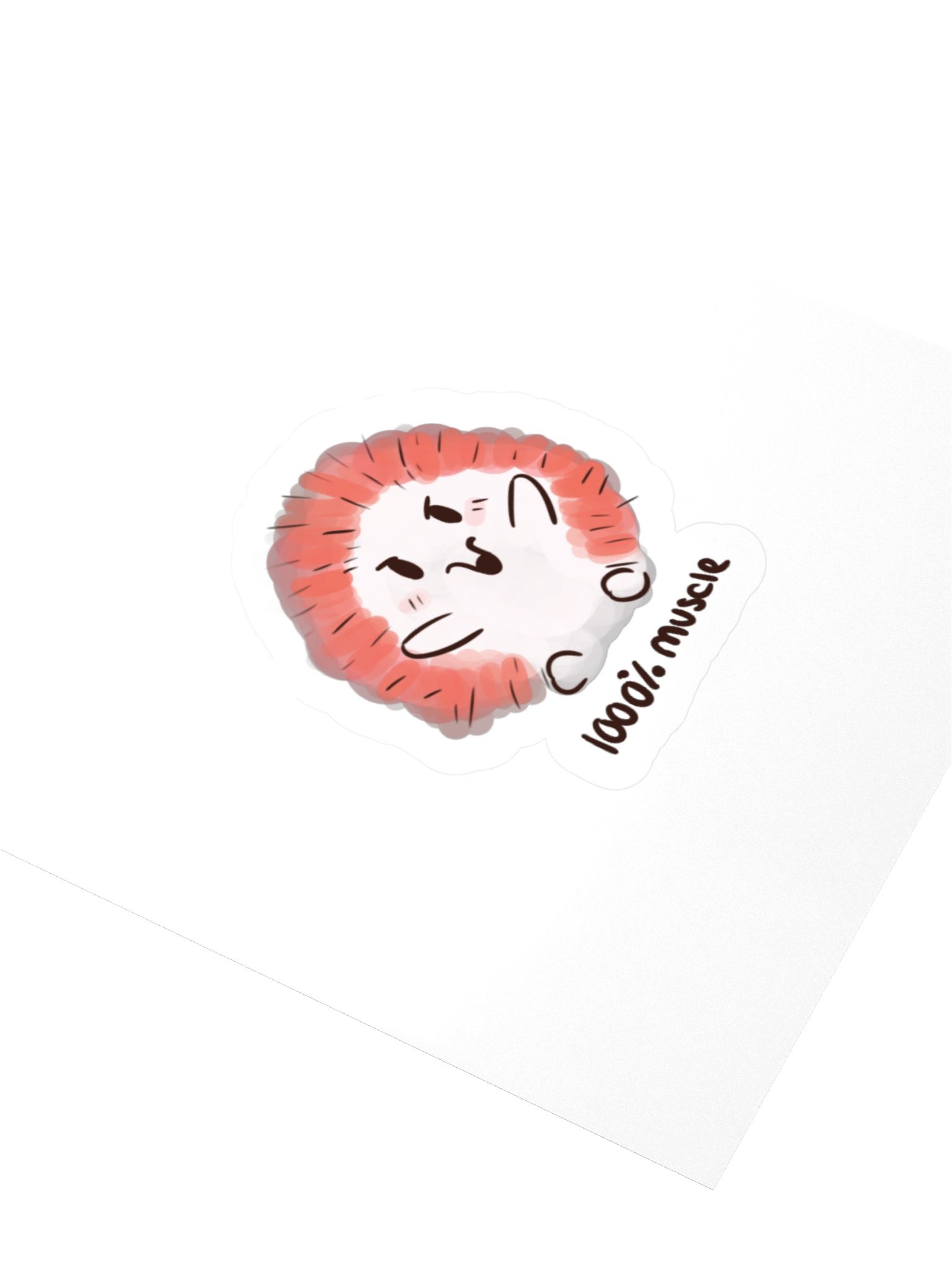 Knuckles 1000% Muscle - Sticker product image (5)