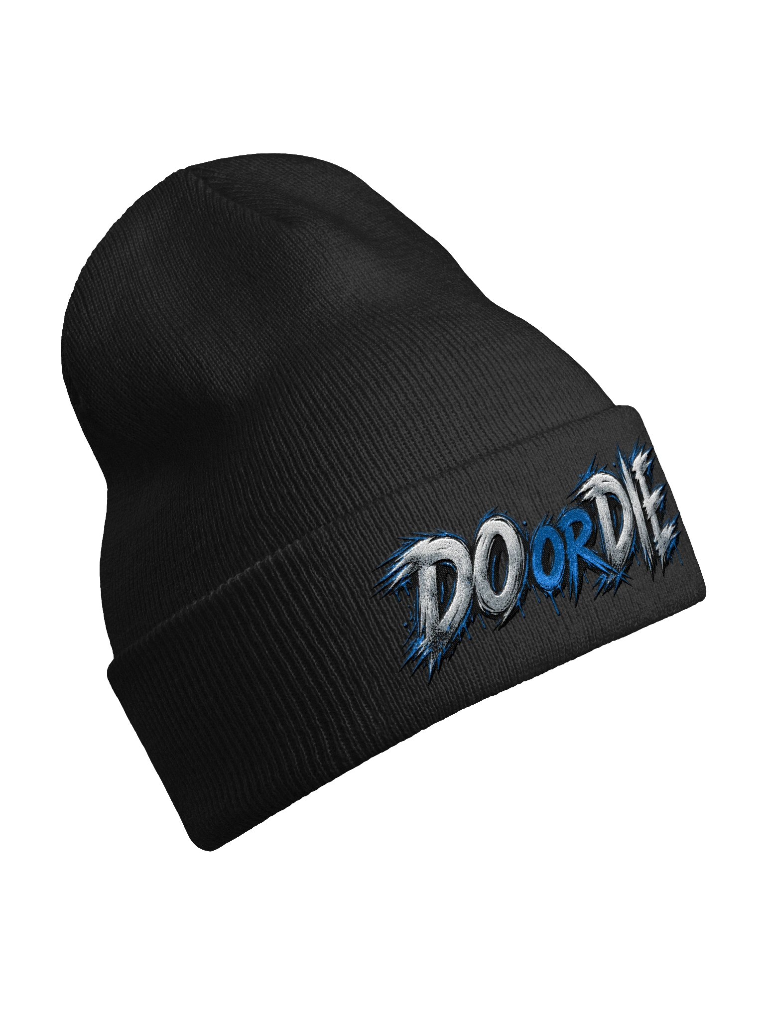 DO OR DIE Graffiti Cuffed Beanie - Blue product image (8)