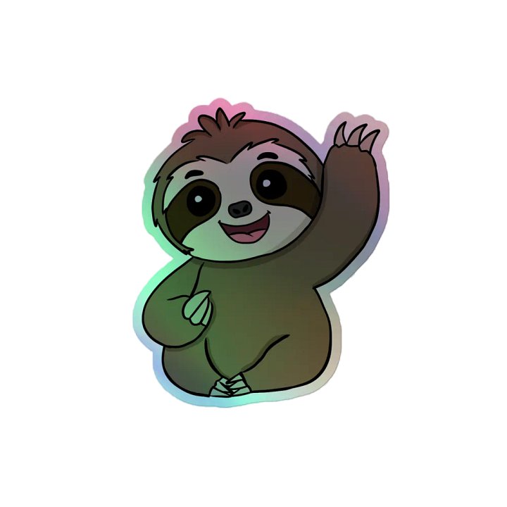 Holographic Sticker Sheet - Wave product image (2)