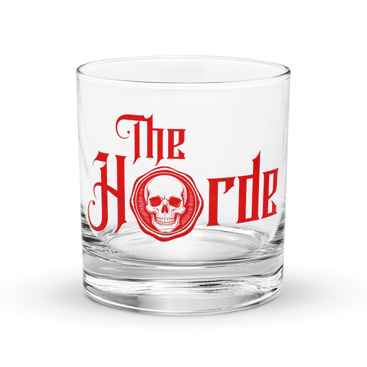 The Horde Full Red Whiskey Glass product image (1)