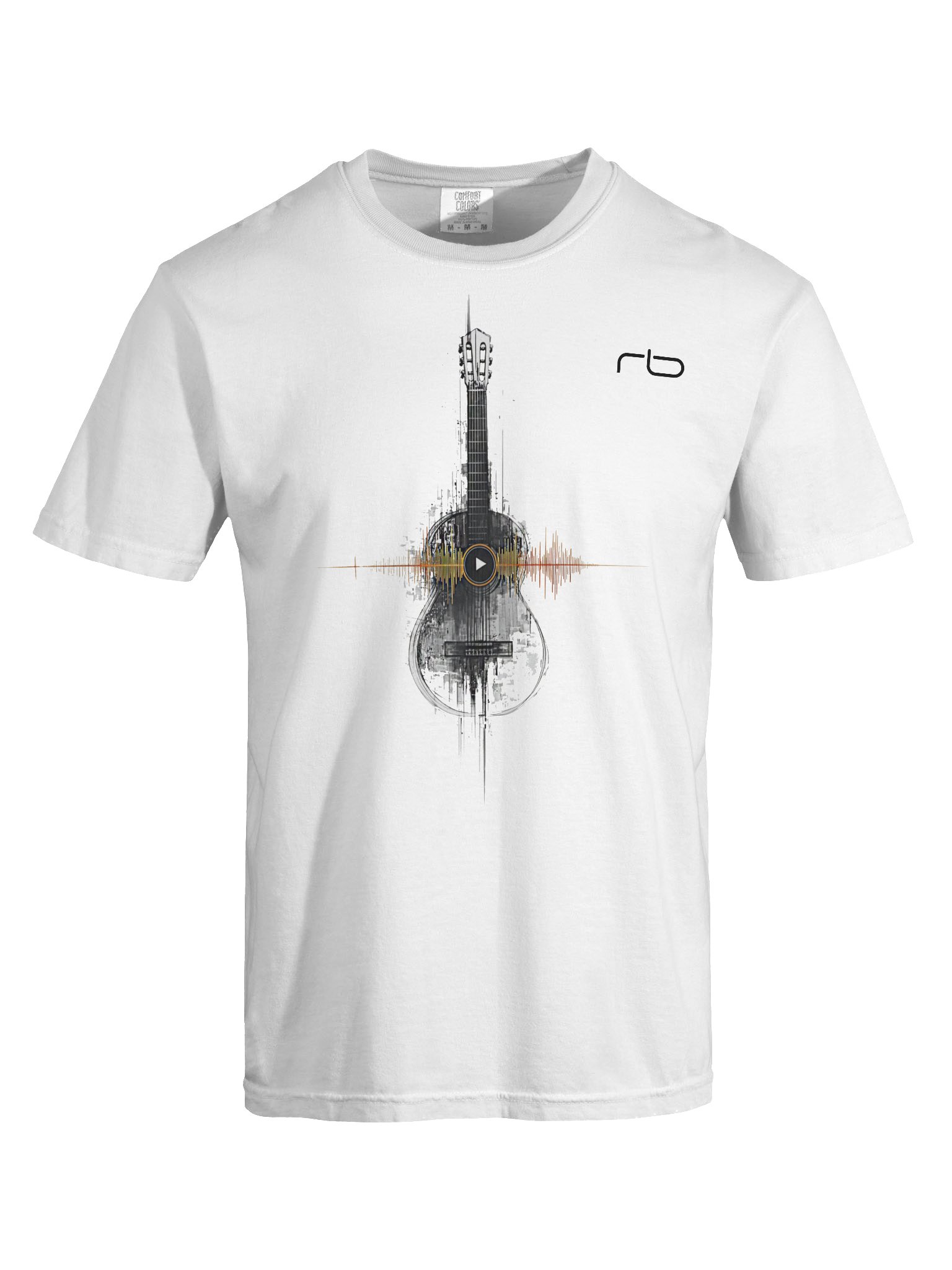 Soundwave Acoustic Guitar T-Shirt product image (7)