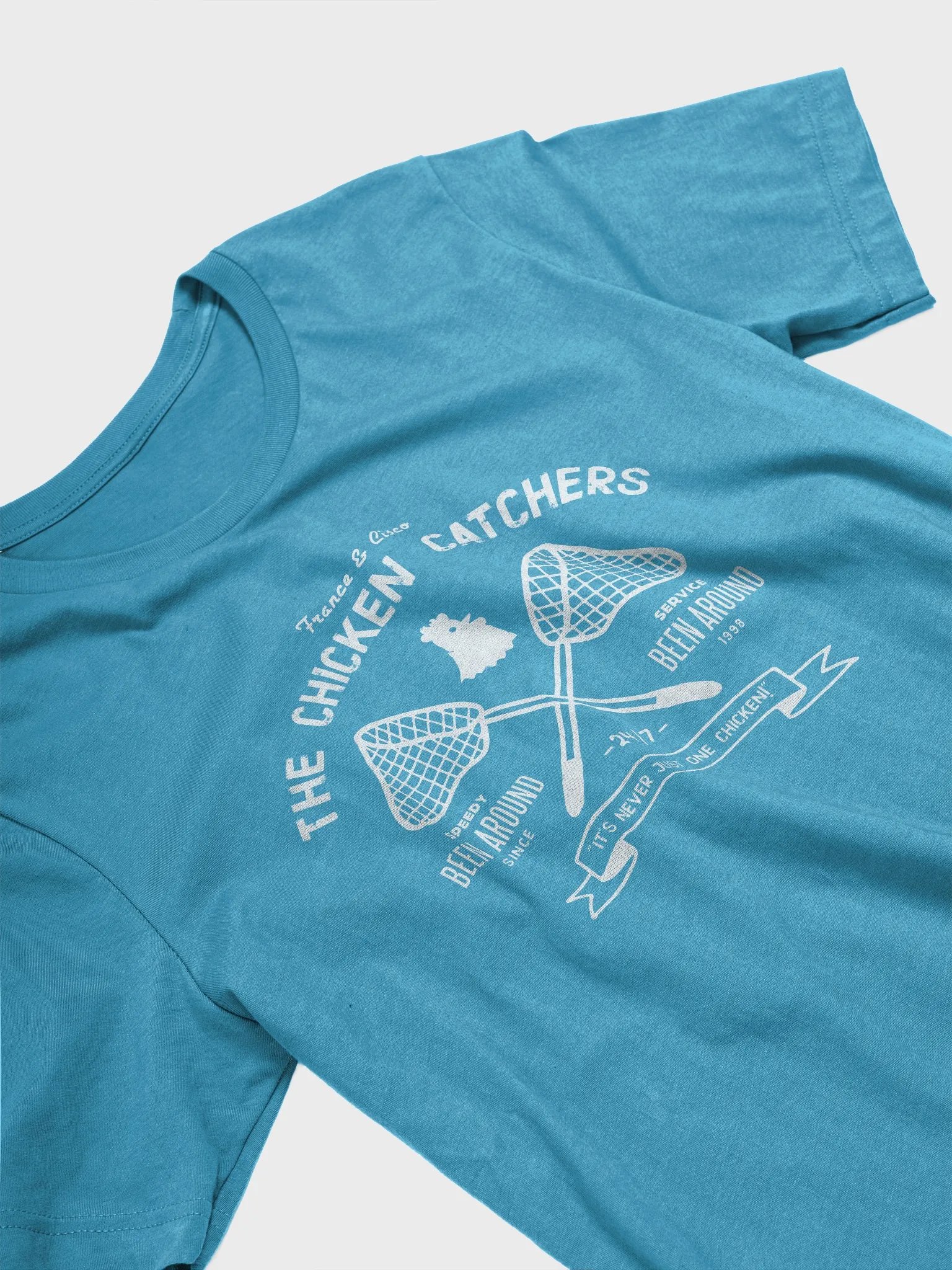 Chicken Catchers Adult Tee product image (3)