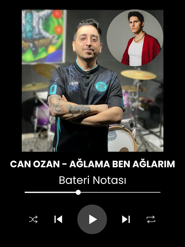 Can Ozan - Ağlama Ben Ağlarım Bateri Notası product image (1)