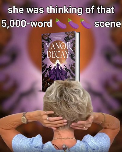 honestly, same girl. same. 😂

MANOR OF DECAY is a dark gothic romantasy and the second book in a COMPLETED duology following ...