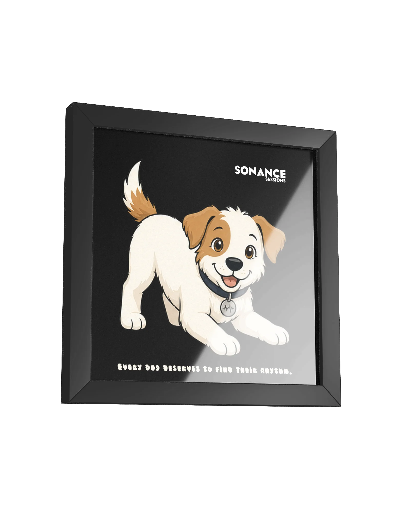 Sonance Dog Framed Matte Poster (Play) product image (34)