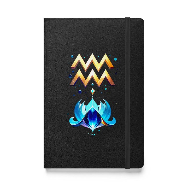 Aquarian Symbol w/Lotus on Journal product image (1)