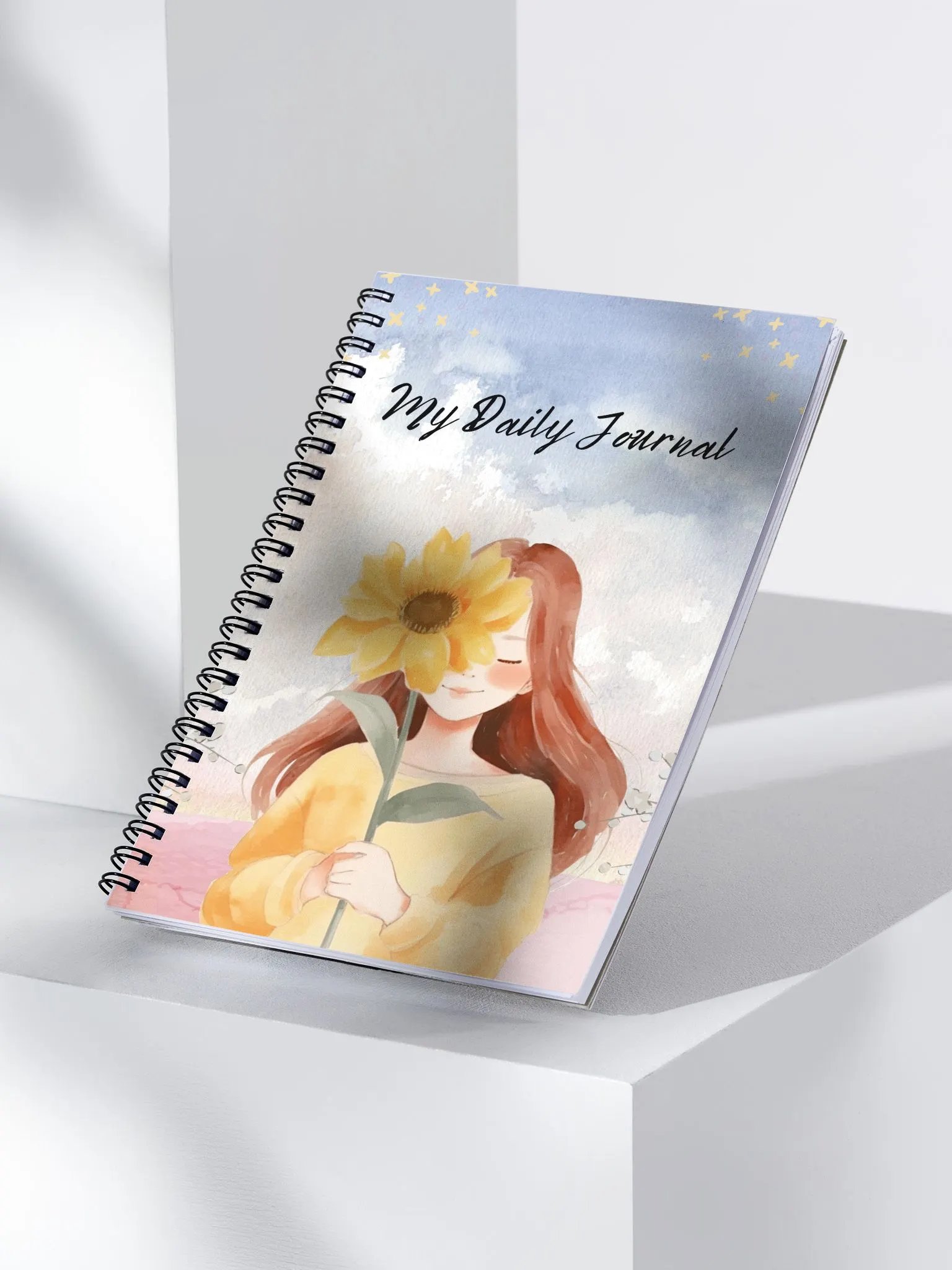 Sunflower Serenity Spiral Notebook product image (3)
