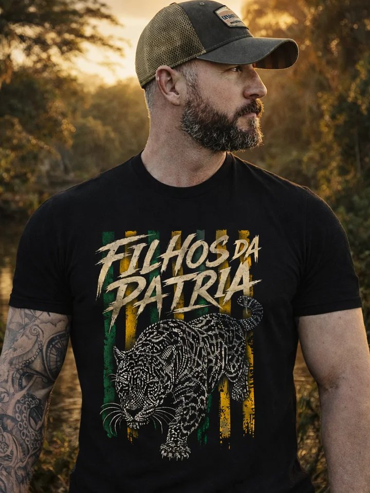 Camiseta Filhos da Patria Edicao Fauna da Patria Onca Pintada product image (1)