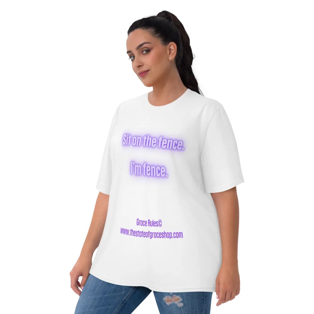 FUNNY TEES 4 U FOR WOMEN - “Sit on the fence. I’m fence.” product image (9)