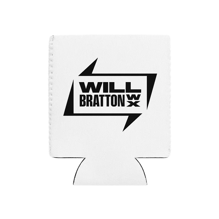 WillBrattonWx 12oz Koozie (White-out) product image (1)