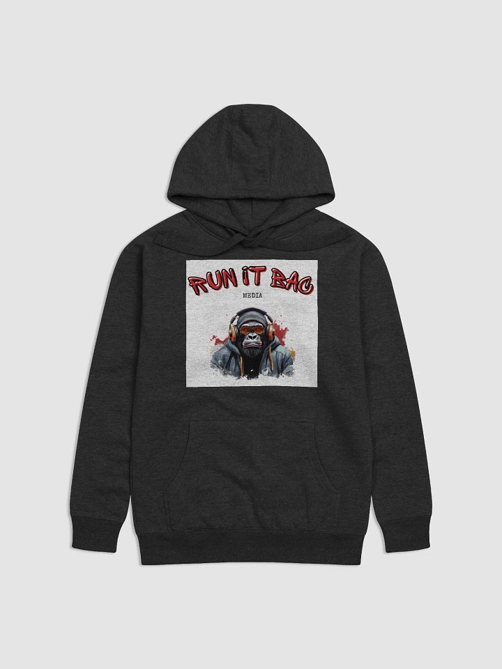 RUN It BAC Media Hoodie Grey product image (1)
