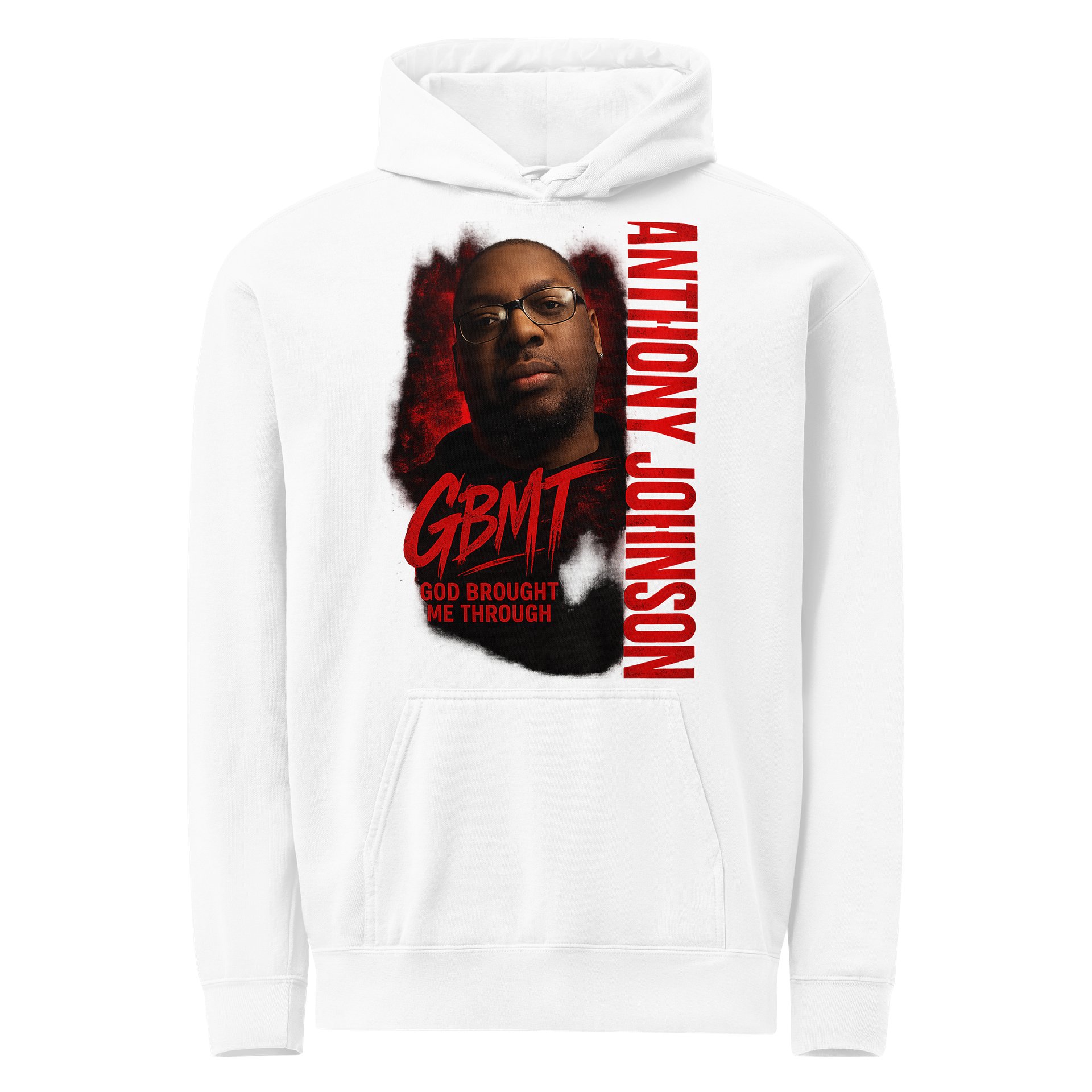 Anthony Johnson Signature Hoodie – God Brought Me Through product image (1)