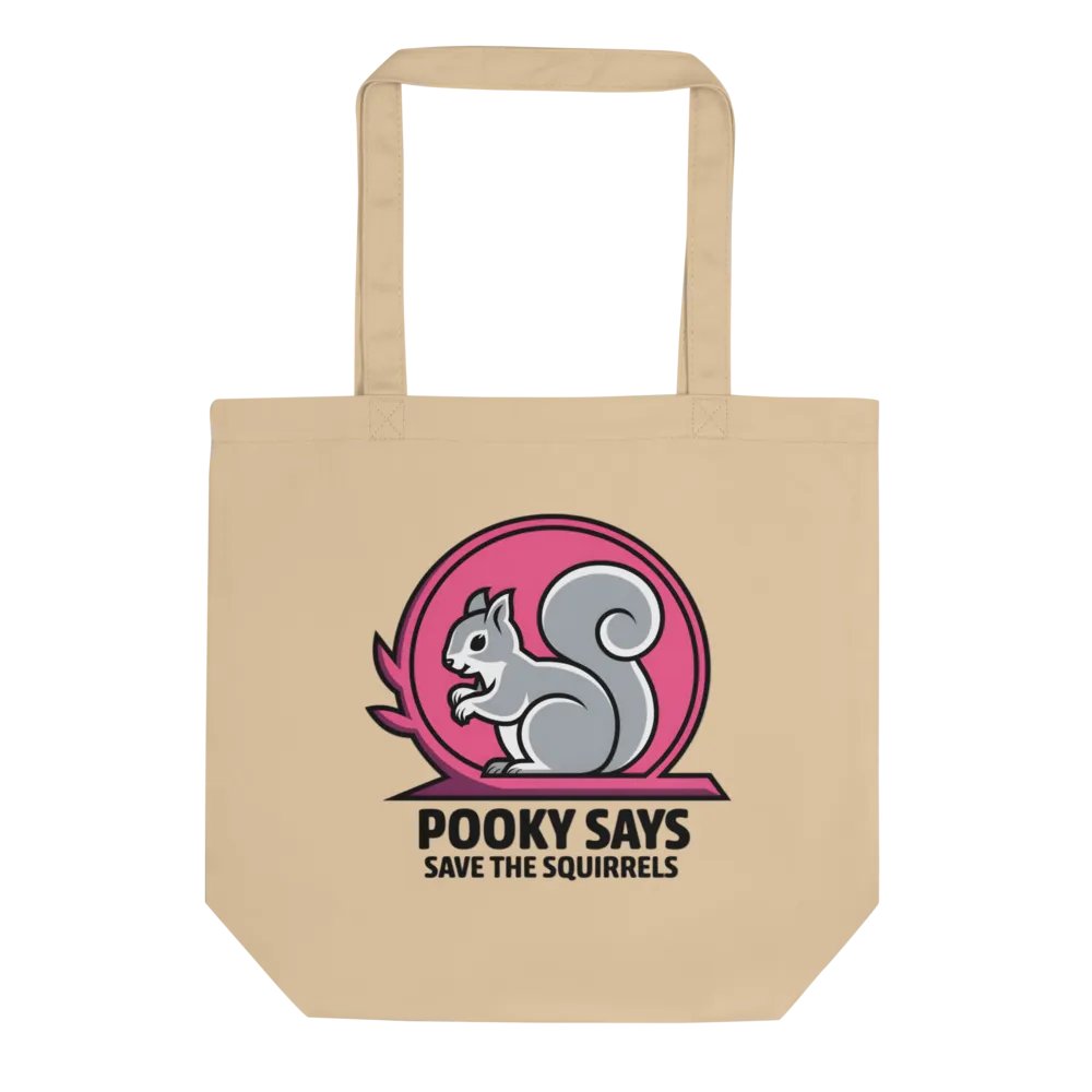 Pooky's Eco-Friendly Squirrel Tote product image (1)