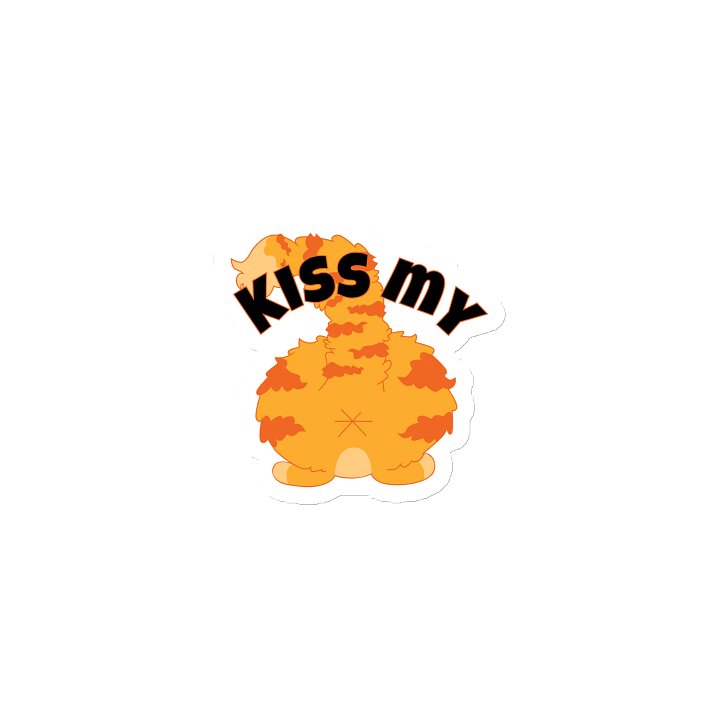 Kiss My Tooter Magnet product image (1)