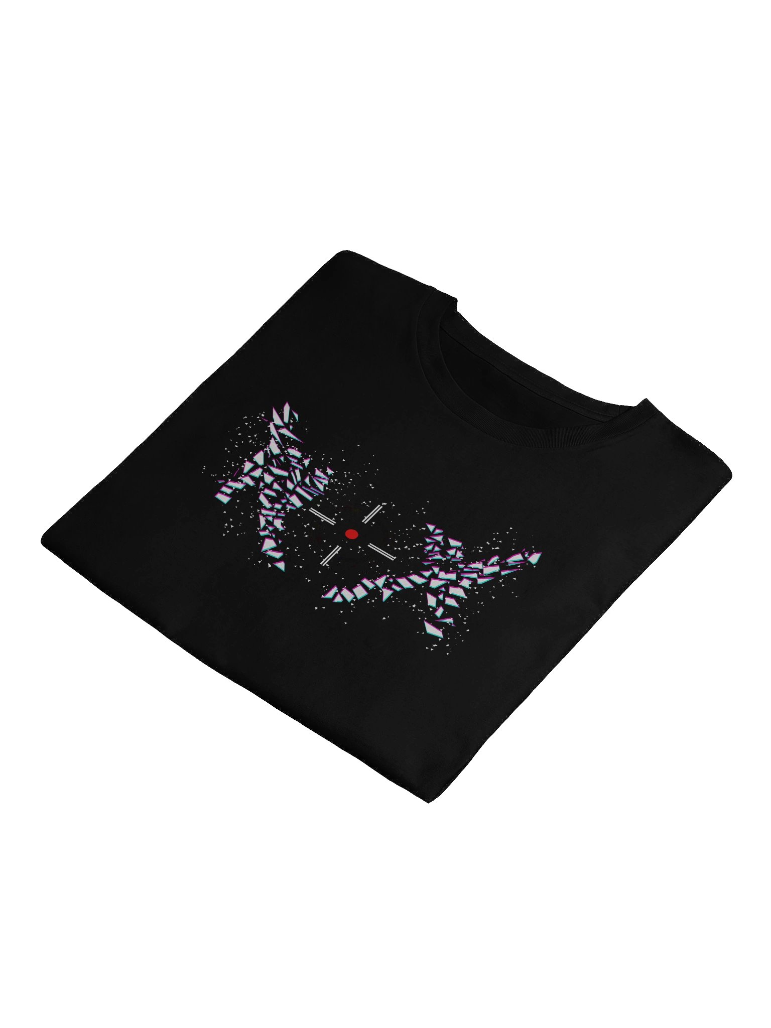 Shattered Crop Top - Black product image (4)