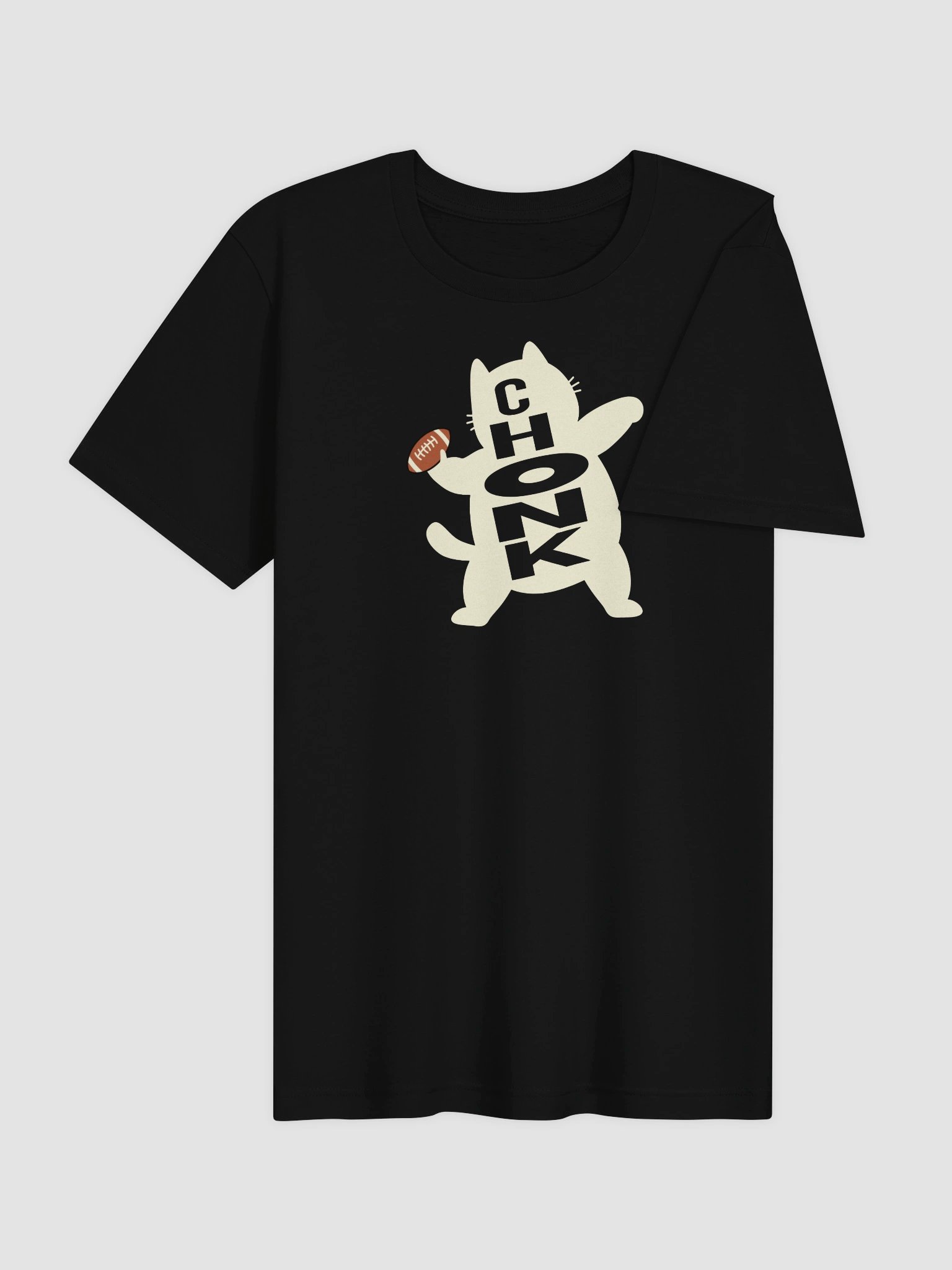 American Football Chonk Cat 2 - Unisex Adult Super Soft Lightweight T-shirt product image (3)