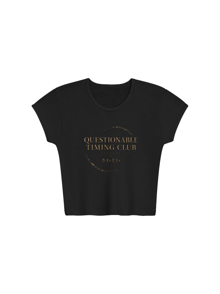 QTC Mainline 001 — Break / Remain | Baby Crop Tee product image (1)