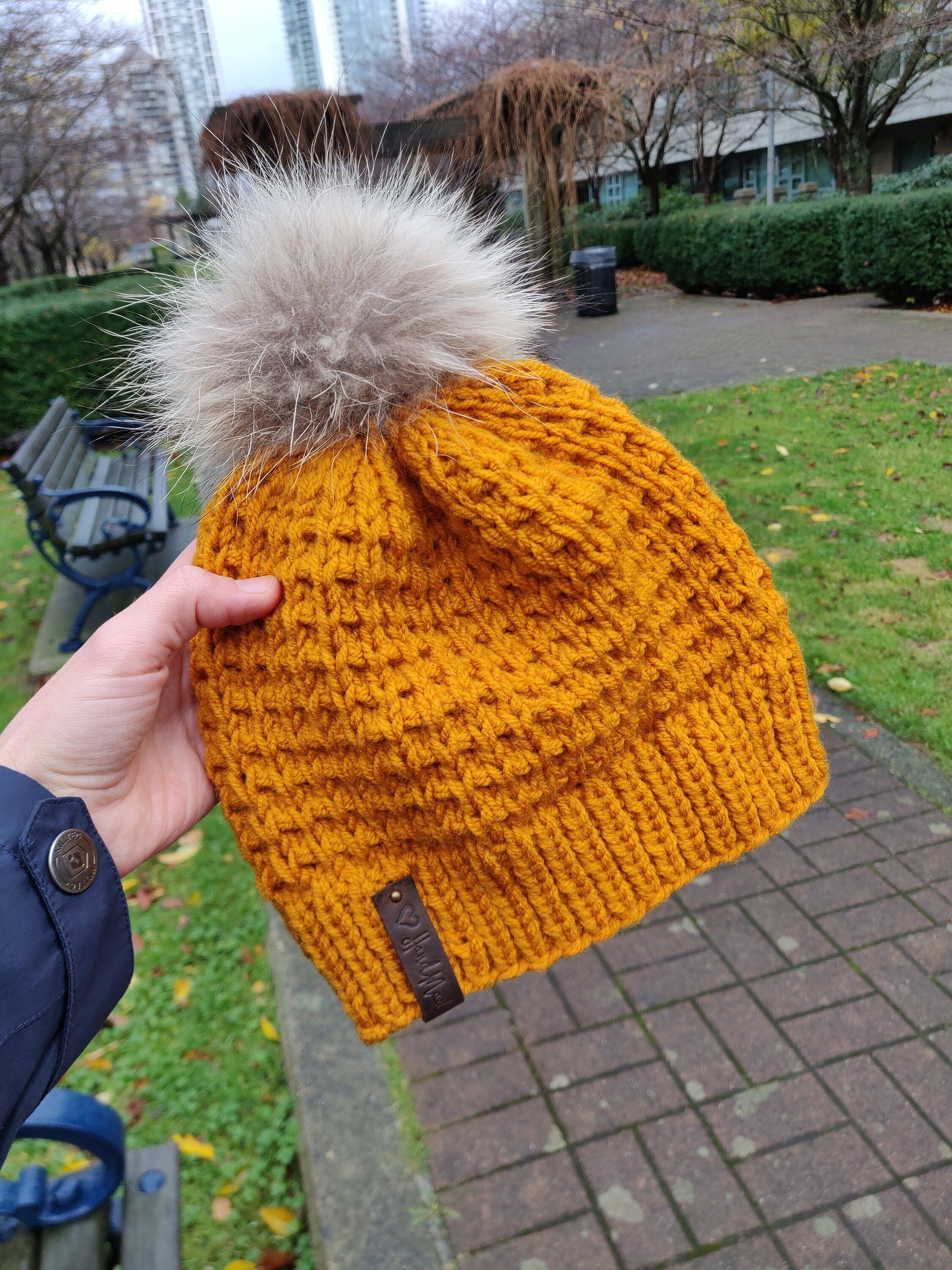 Fish Scale Knit Hat Pattern product image (4)